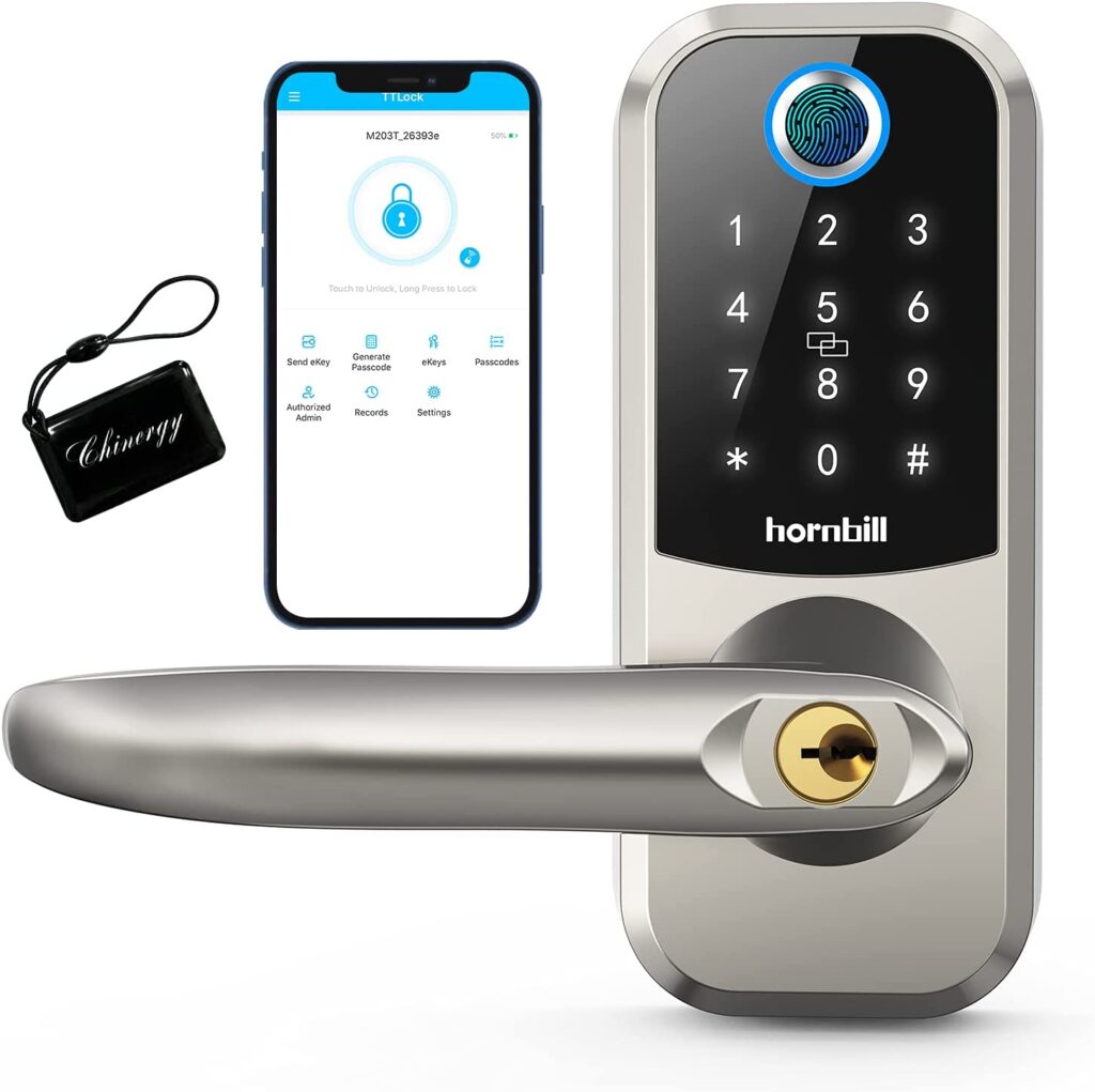 Hornbill Fingerprint Deadbolt Smart Lock
